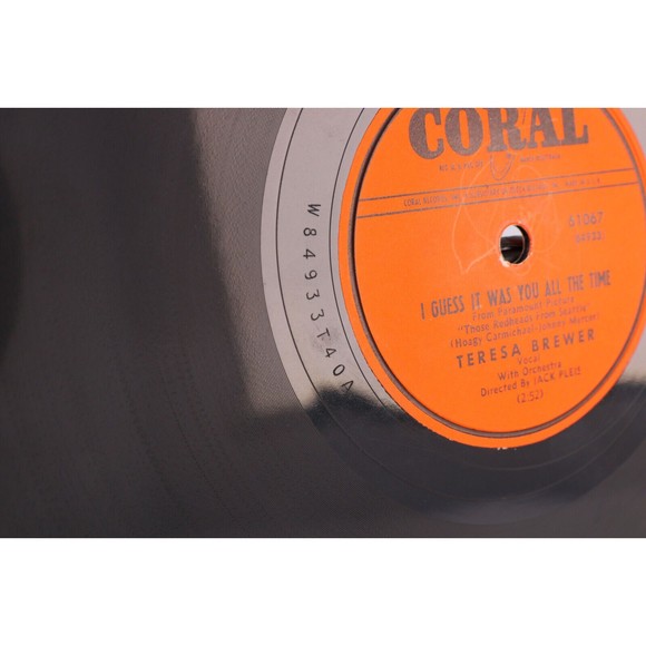 Teresa Brewer – I Guess It Was You All The Time 1953 78 rpm Record Coral – 61067 - Picture 6 of 16